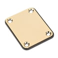 thumbnail image 4 of Electric Guitar Neck Plate, Beautiful Prevent Over Tightening Protect Finish Electric Guitar Back Mounting Plate With Screws For Bass Gold,Black,Silver, 4 of 8