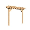 thumbnail image 1 of Creekvine Designs HBWRCMP4x8CVD 4 x 8 ft. Red Cedar Monterrey Pergola, 1 of 1