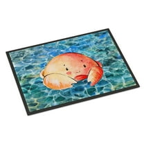 Carolines Treasures BB8523MAT Crab Doormat 18x27 27"L x 18"W multicolor