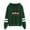 Green, variant on WXLWZYWL Trendy Sweatshirts For Women 2023 Women Casual Hooded Slim-Fit Christmas Printing Double Horizontal Coat