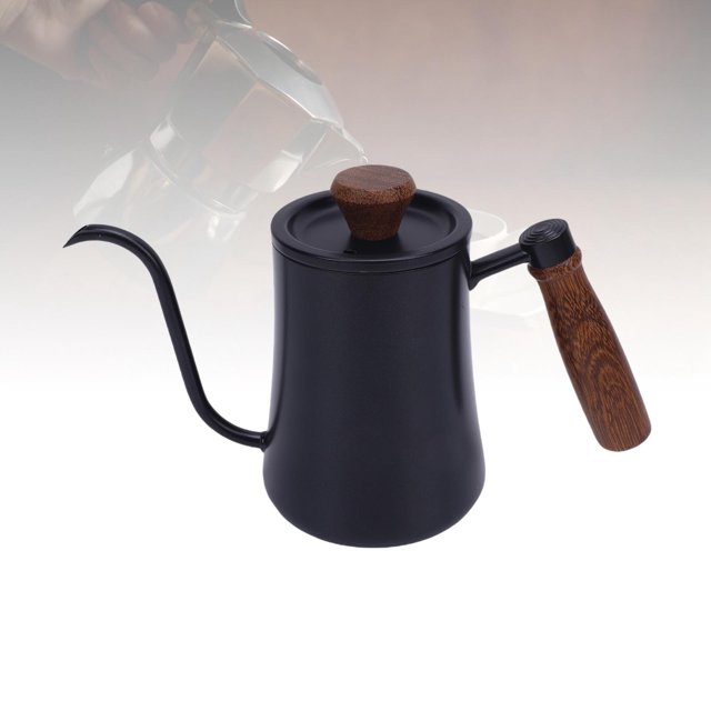 Pour Over Coffee Kettle, 600ML Gooseneck Narrow Long Spout Coffee Pot with Scale Hand Drip Kettle for Home Office Camping