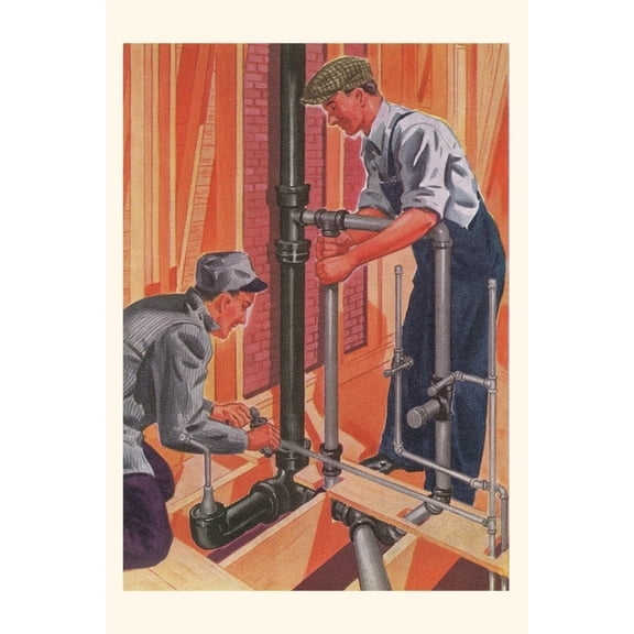 Pocket Sized - Found Image Press Journals: Vintage Journal Plumbing and Pipefitting (Paperback)