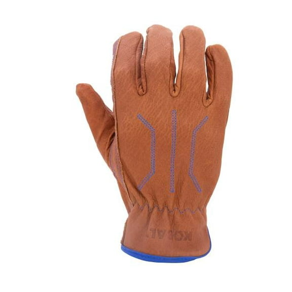 Kobalt Large Brown Leather Construction Gloves