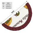 thumbnail image 3 of Sigee Hello Autumn for Christmas Decoration Tree Skirt Christmas Plaid Tree Skirt,Christmas home decor Holiday Tree Skirt Fits TChristmas Tree-36", 3 of 6