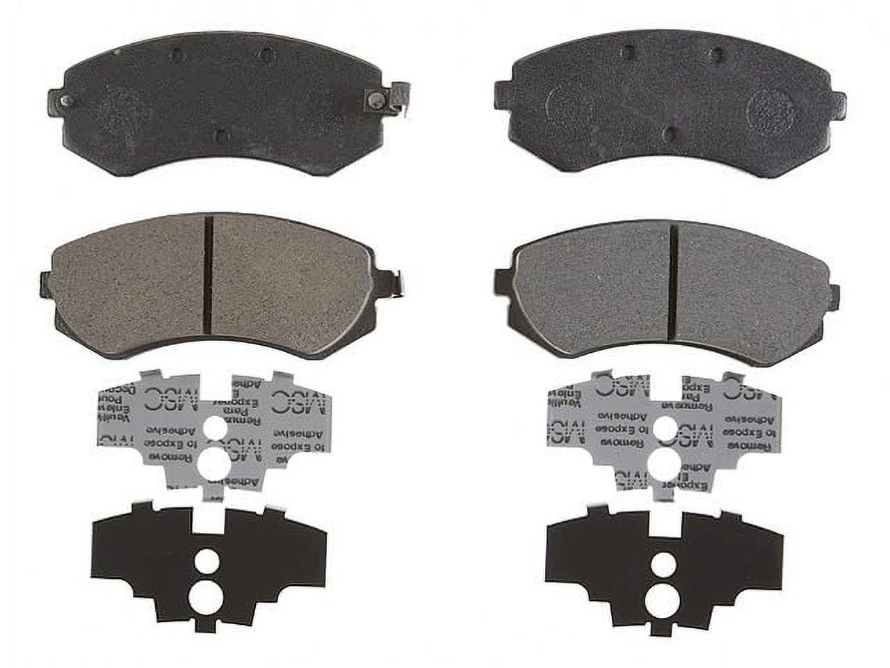 Raybestos PGD422M Professional Grade Semi-Metallic Disc Brake Pad Set Fits select: 1989-1996 NISSAN 240SX