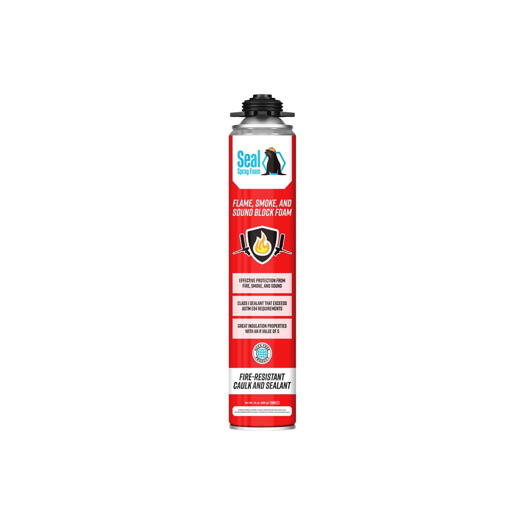 Seal Spray Fire/Flame, Smoke, and Sound Block 23.4oz Gun Foam - Case Of 12