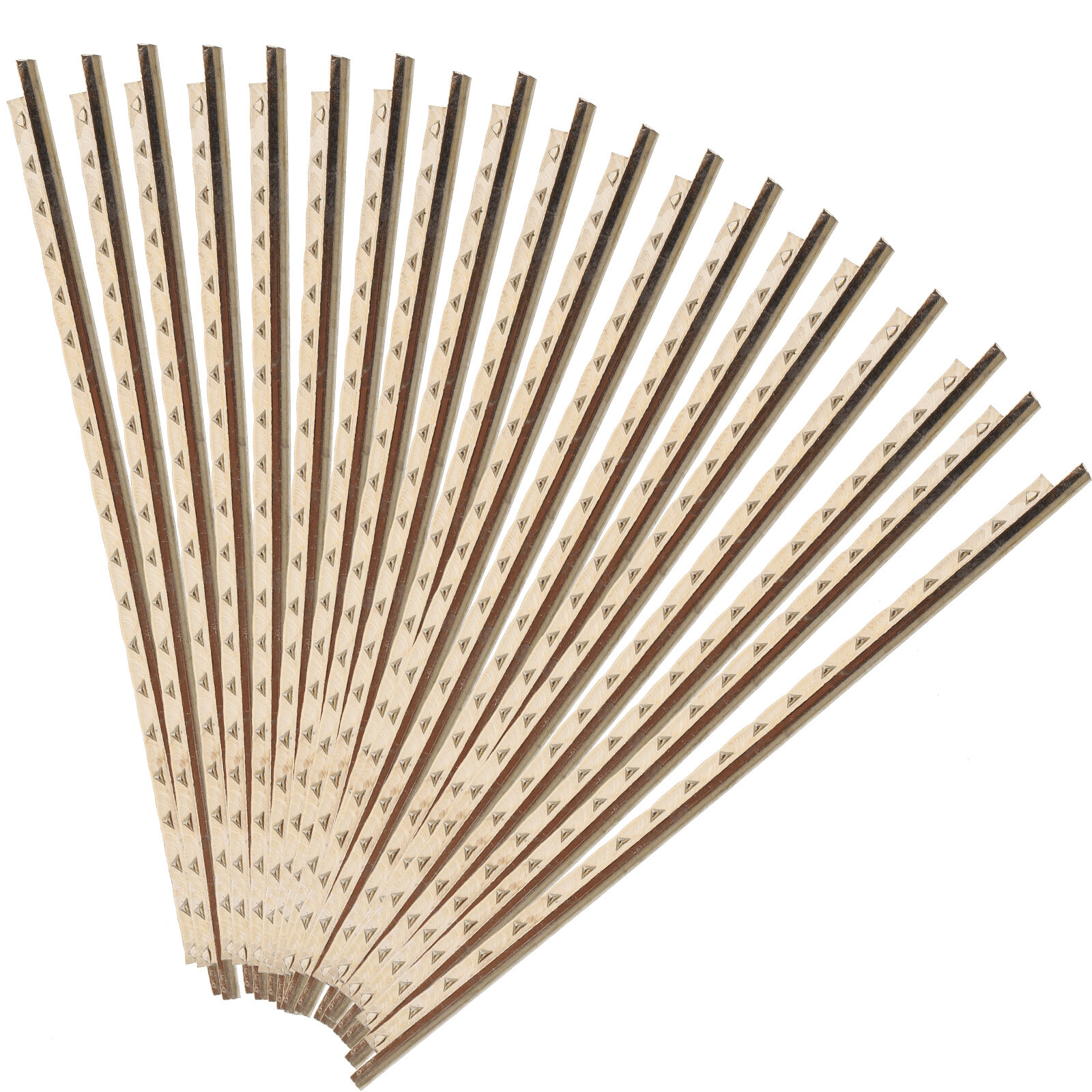 19pcs Classical Guitar Fret Wire Electric Guitar White Copper Frets