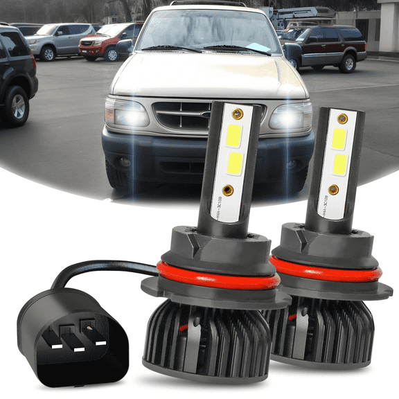 For Ford Explorer Sport Trac 2001-2005 LED Headlight High/Low Beam Bulbs 6000K 2pcs