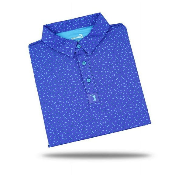 Bogey Bros Golf SFW Navy Niblets Polo Blue Small