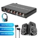 thumbnail image 4 of Convertidor De Audio Óptico Digital Adaptador De Audio Conmutador De Audio Portátil Divisor De Audio Negro Extractor De Audio Con Decodificador Decodificador Para Concierto De Escuela En Casa sonducket EL008613-00, 4 of 4