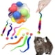 thumbnail image 2 of Ruifaya Pelota saltarina con cola para gatos, gusano mágico con pelota de juguete para gatos, nuevo I4, 2 of 6