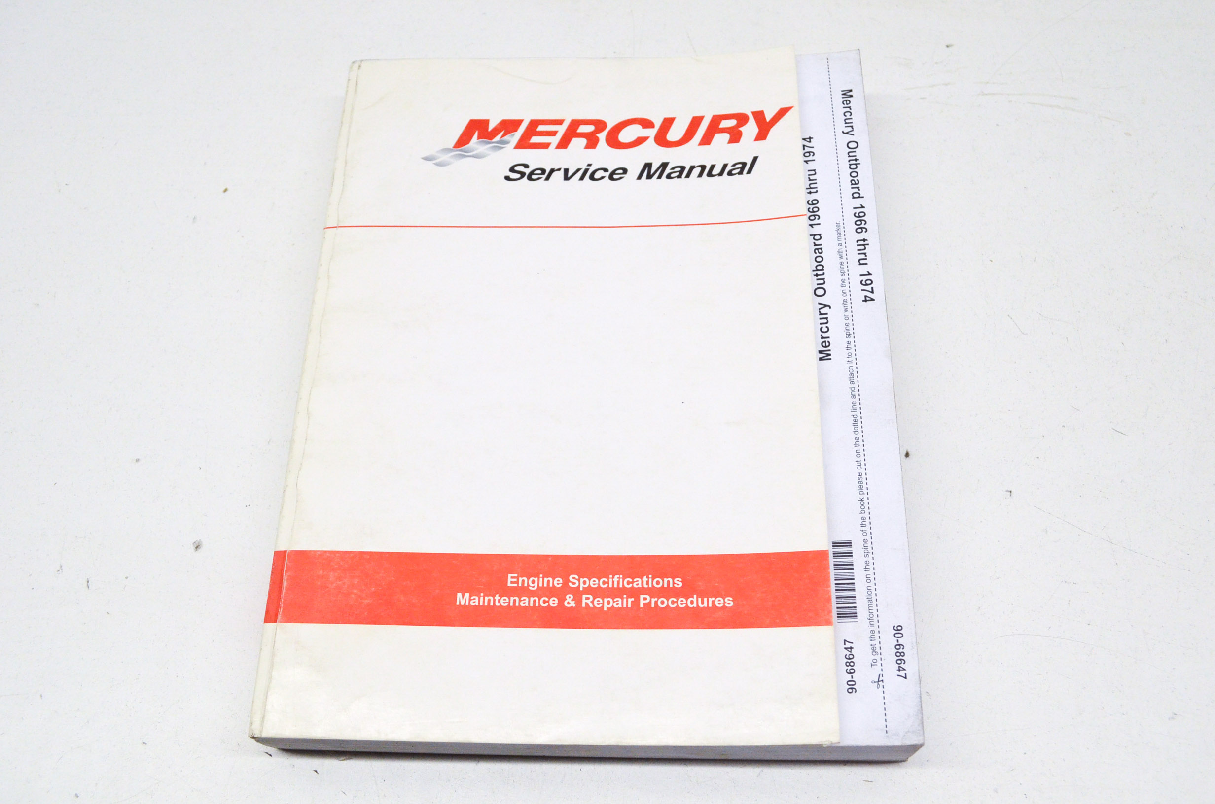 Mercury 90-68647 Engine Specifications Maintenance & Repair Procedures  Service Manual QTY 1 - Walmart.com