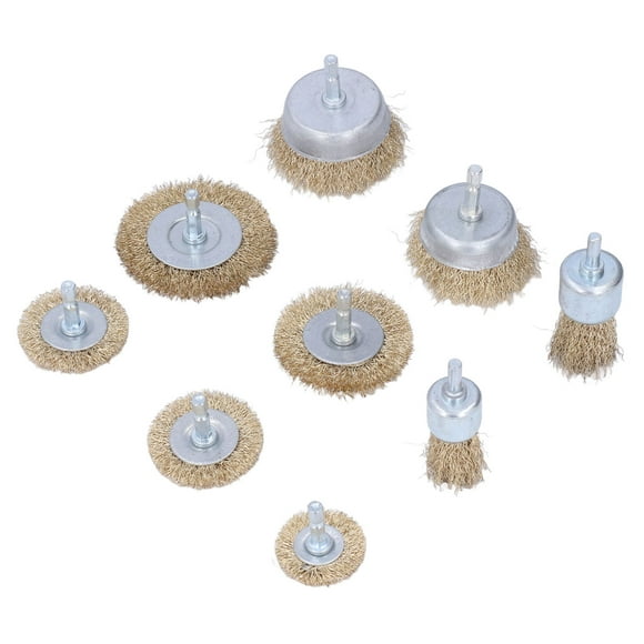 Wire Wheel9Pcs Drill Wire Brush Wire End Brush Wire Cup Brush Elevated Design