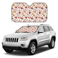 thumbnail image 4 of Bingfone Oriental Cuisine Car Windshield Sunshade,Sun Foldable Sun Shield Sun Visor for Car - Medium, 4 of 8