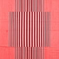 thumbnail image 1 of Ahgly Company Indoor Square Abstract Red Contemporary Area Rugs, 5' Square, 1 of 4