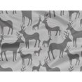 thumbnail image 5 of oneOone Rayon Gray Fabric Merry Christmas Craft Projects Decor Fabric Printed By The Yard 56 Inch Wide, 5 of 5