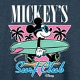 thumbnail image 3 of Disney - Mickey & Friends - Mickey's Surf Club - Miami Retro Colors - Women's Lightweight French Terry Long Sleeve Shirt, 3 of 5
