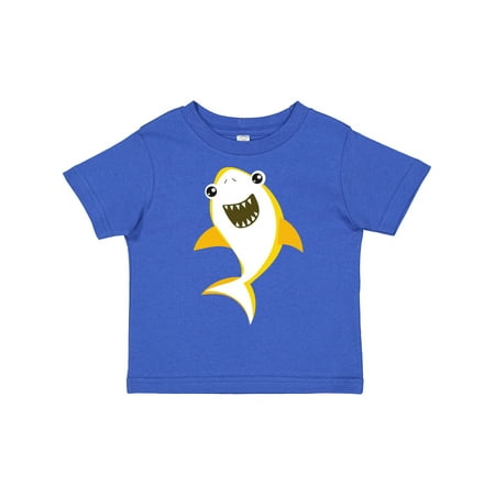 

Inktastic Cute Shark Little Shark Yellow Shark Sea Animal Gift Toddler Boy or Toddler Girl T-Shirt