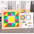 thumbnail image 1 of Jigsaw Board Wood Puzzle Kid Creative Diy Toy Tangram Color Puzzle Model Puzzle Fold Magic Puzzle Fidget Iq Puzzle Light Toys For Kid Puzzle 1000 Pieces Christmas Gift, 1 of 6