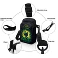 thumbnail image 5 of HELLHERO Crossbody Sling Bag Fall Leaves Mix Trendy Polyester Double Zipper Adults 4.33x1.97x7.09 Daily Commute or Casual Outings, 5 of 7