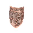 thumbnail image 1 of Dedal protector de dedos para costura, dedal para acolchado, anillo de bordado estilo vintage Bronce rojo, 1 of 9
