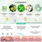 BREYLEE Natural Aloe Vera Eye Mask, 30 Pairs, Anti-Wrinkle Face Care for Dark Circles and Puffiness