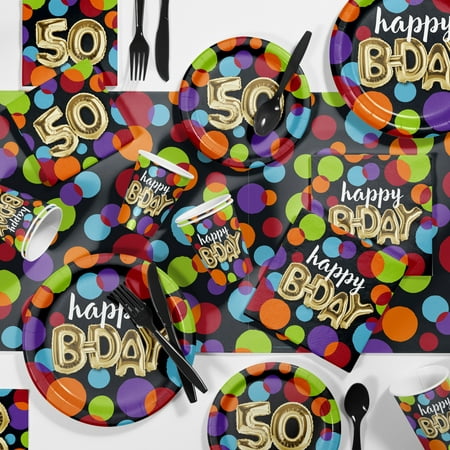 Large Balloon Birthday  50th  Party  Supplies  Kit Walmart  com