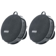 Rockville R-GO 16W IP67 Waterproof Portable Bluetooth Speaker with Bicycle Bar Mount, TF Card, Speakerphone, USB-C, 2-piece