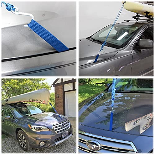 Hood Loops Trunk Anchor Kayak Tie Downs Straps Bow Stern Secure Lashing Point 