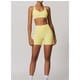 thumbnail image 2 of Conjuntos de entrenamiento for mujer, sujetador deportivo de 2 piezas, camiseta sin mangas, leggings de cintura alta, ropa deportiva for gimnasio y yoga, top de entrenamiento for mujer, 2 of 6