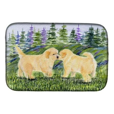 

Golden Retriever Dish Drying Mat