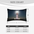 thumbnail image 6 of Balery Peggy'S Cove Lighthouse Pillow Covers,Bed Pilowcases,Reversible Plush Throw Pillow Covers End Pillow Encasement,Pillow Case - 16"X24", 6 of 9