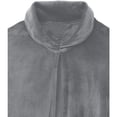 thumbnail image 6 of ZACPNCV Unisex Velvet Short Cape Cloak Soft Thermal Lapeled Single Button Velour Poncho Shawl Formal Outer Cape for Wedding, Party Gray, 6 of 7