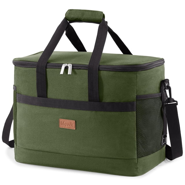 Bolsa Térmica Lifewit para 30 Latas Plegable Aislada Verde