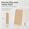 thumbnail image 4 of Portable Adhesive Replacement Tools,QZS Durable Hair Extension Tape,1.57x0.3inch Beige Lace Hairpiece Adhesive Supplies for Home, 4 of 6
