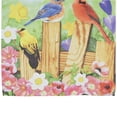 thumbnail image 6 of Northlight Welcome Birds on a Fence Outdoor House Flag 28" x 40", 6 of 7