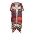 thumbnail image 2 of SCRAWLGOD Horse Aztec Print Women's Swimsuit Cover Up Summer Bathing Suit Cover Up Lightweight Kimono Swimsuit Coverup for Pool Party, 2 of 6