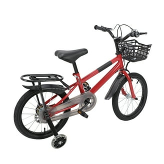 SereneLife 16” Kids Bike W/ Training Wheels & Adjustable