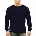 thumbnail image 6 of Men's 250g 100% Cotton Round Neck Regular Solid Long Sleeve T-Shirt, 6 of 13