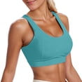 thumbnail image 1 of Women High‑Support Seamless Sports Bra with Wide Straps and Full Coverage for Comfort and Performance, 1 of 4