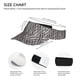 thumbnail image 3 of Fotbe Black White Stripes Visera Deportiva con Diseño, Gorra Abierta Ajustable de Algodón para Mujer y Hombre, 3 of 7