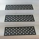 thumbnail image 5 of Rubber-Cal 10-104-000-6PK Stars Step Mat Peldaños de goma para escaleras, negro, 10"" x 29,75"", 5 of 5