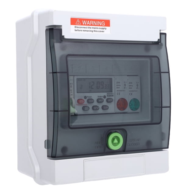 Distribution Outdoor Water Proof Distribution Box 32A Electrical Time Control Switch Programmable Digital Timer for Street Light Pump