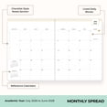 thumbnail image 4 of Blue Sky Day Designer 2026-2028 Monthly Academic Year 24 Month Planner Calendar, July 2026 - June 2028, 8.5" x 11", Flexible Cover, Stapled Binding, Orange Blossom Mint, 4 of 9