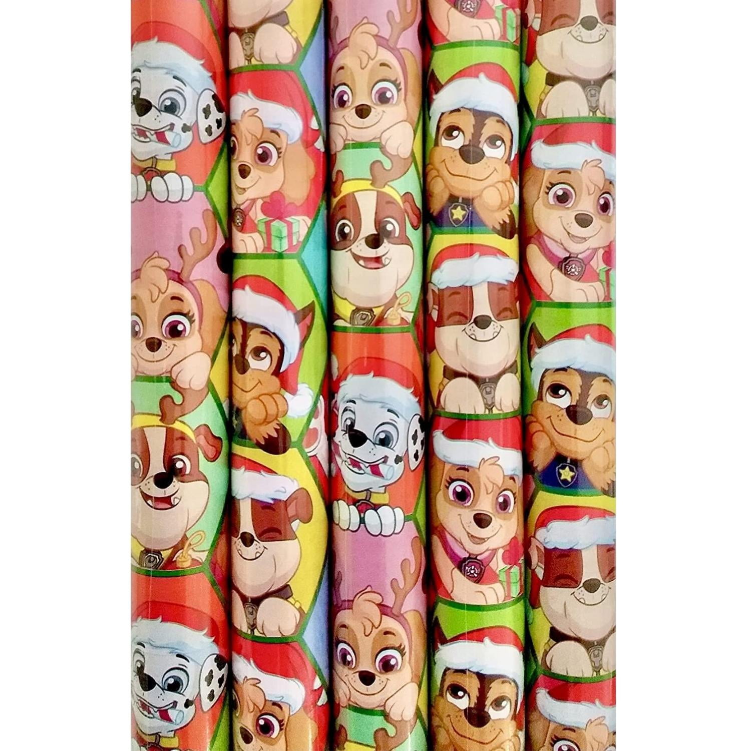 MyPupSocks Custom Wrapping Paper with Logo Happy Christmas Birthday Gift  Wrapping Paper Kids Santa and Penguin Wrapping Paper Christmas Baby Shower