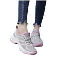 thumbnail image 3 of Leey-World Golf Shoes Women Slip on Sneakers Women Women's Fashion Sneaker-Wide Width Available Orthopedic Shoes for Women(Pink,7), 3 of 6