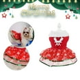 thumbnail image 4 of Naiyafly Christmas Dog Dress Holiday Party Outfits for Dogs Haloween Pet Cat Skirt Puppy Dress, 4 of 6