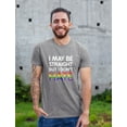 thumbnail image 6 of Tstars Men's LGBT Clothing No Hate Flag Gay Lesbian Rights Support Pride Parade Rainbow Flag Gay Gifts for Husband Gay Shirt for Him Shirts for Men T-Shirt, 6 of 7