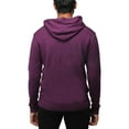 thumbnail image 2 of X RAY JEANS Mens Basic Hooded Sweater, Eggplant, XL, 2 of 5