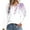 Purple, variant on MaFYtyTPR Women's Long Sleeved Top Fashion Casual Printed Floral Small V-neck Loose T-Shirts for Women Navy L